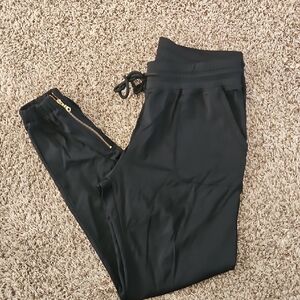 ZYIA Black Peak Zippered Joggers